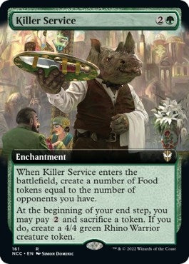Image for Killer Service (Extended Art) (161) - Magic: The Gathering