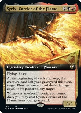 Image for Syrix, Carrier of the Flame (Extended Art) (180) - Magic: The Gathering