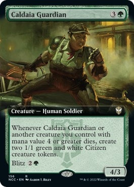 Image for Caldaia Guardian (Extended Art) (156) - Magic: The Gathering