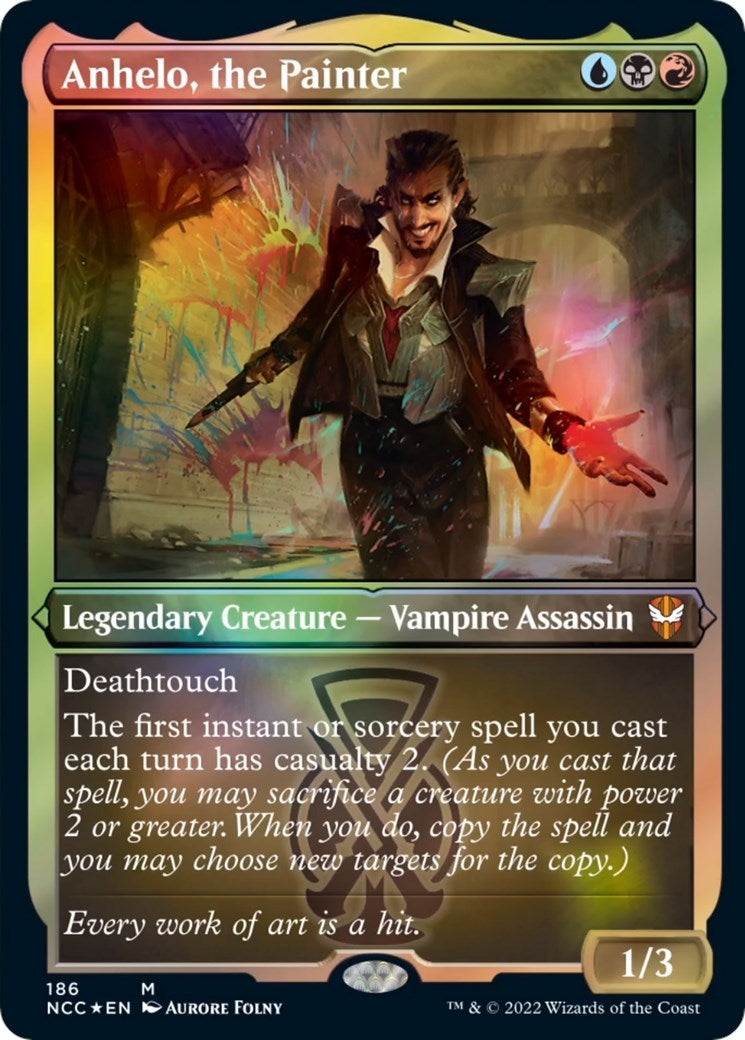 Image for Anhelo, the Painter (Display Commander) - Thick Stock (186) - Magic: The Gathering