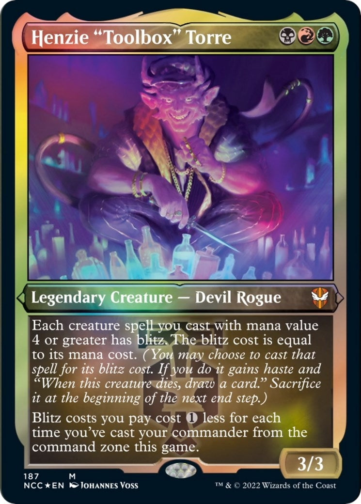 Image for Henzie "Toolbox" Torre (Display Commander) - Thick Stock (187) - Magic: The Gathering