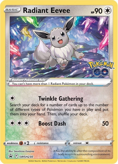 Image for Radiant Eevee - SWSH230 (SWSH230) (SWSH: Sword & Shield Promo Cards) - Pokemon