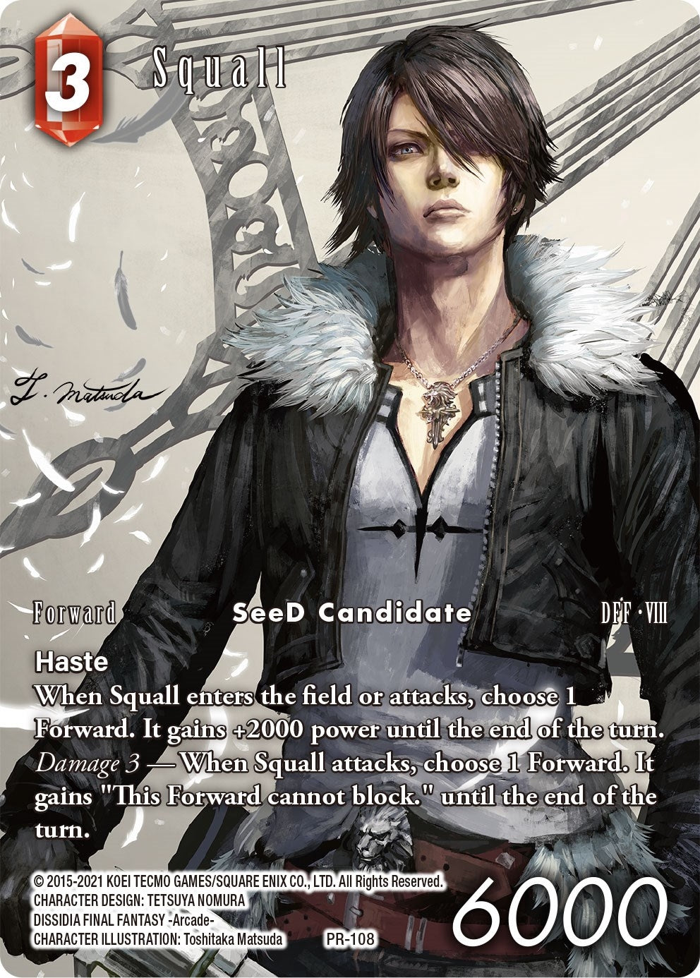 Image for Squall - PR-108 (Full Art) (PR-108) - Final Fantasy TCG