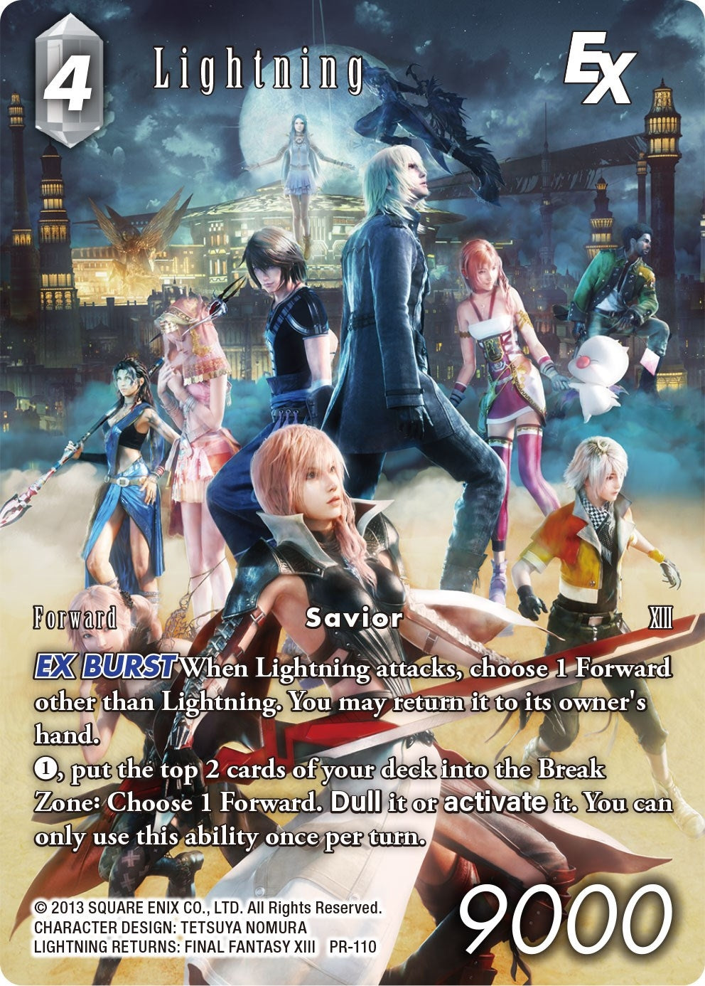 Image for Lightning EX (Full Art) (PR-110) (DEC) - Final Fantasy TCG