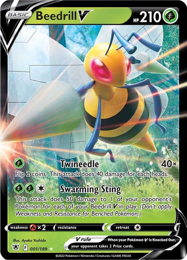 Image for Beedrill V (001/189) (SWSH10: Astral Radiance) - Pokemon