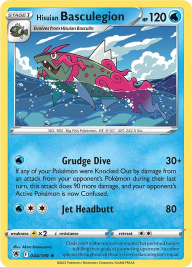 Image for Hisuian Basculegion (044/189) (SWSH10: Astral Radiance) - Pokemon