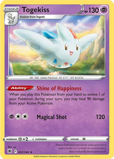 Image for Togekiss (057/189) (SWSH10: Astral Radiance) - Pokemon