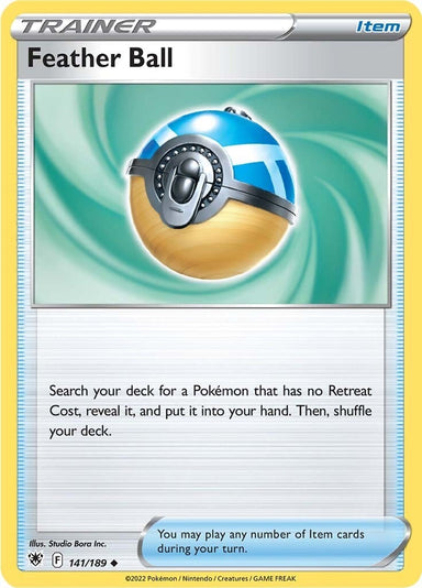 Image for Feather Ball (141/189) (SWSH10: Astral Radiance) - Pokemon