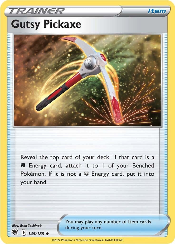 Image for Gutsy Pickaxe (145/189) (SWSH10: Astral Radiance) - Pokemon