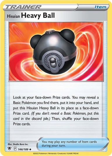 Image for Hisuian Heavy Ball (146/189) (SWSH10: Astral Radiance) - Pokemon