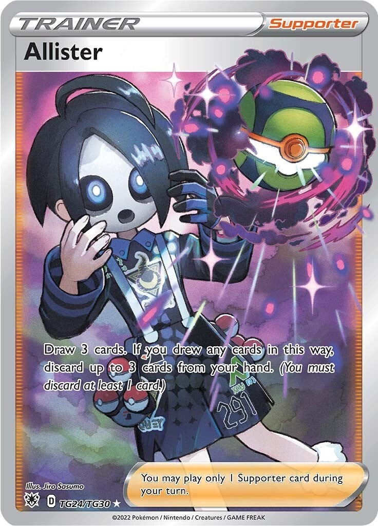 Image for Allister (TG24/TG30) (SWSH10: Astral Radiance Trainer Gallery) (SWSH10:TG) - Pokemon
