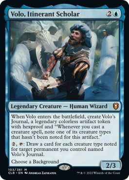Image for Volo, Itinerant Scholar (103) - Magic: The Gathering