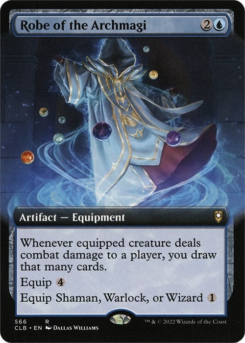 Image for Robe of the Archmagi (Extended Art) (566) - Magic: The Gathering