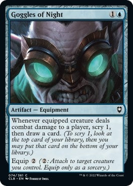 Image for Goggles of Night (74) - Magic: The Gathering