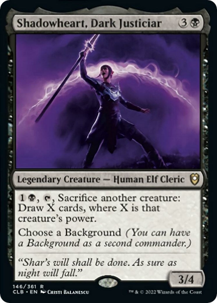 Image for Shadowheart, Dark Justiciar (146) - Magic: The Gathering