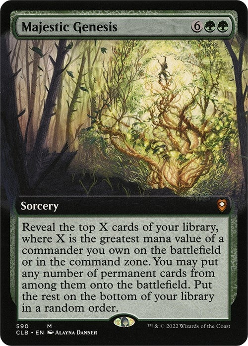 Image for Majestic Genesis (Extended Art) (590) - Magic: The Gathering