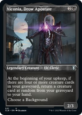 Image for Viconia, Drow Apostate (Foil Etched) (501) - Magic: The Gathering