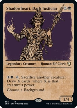 Image for Shadowheart, Dark Justiciar (Showcase) (392) - Magic: The Gathering