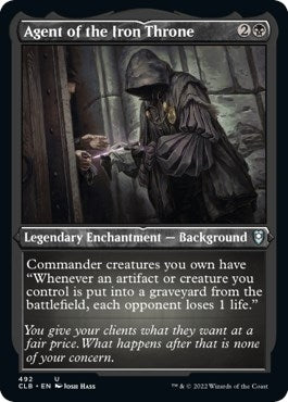 Image for Agent of the Iron Throne (Foil Etched) (492) - Magic: The Gathering