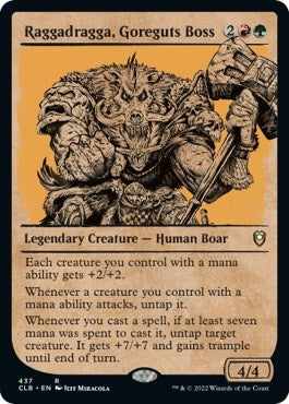 Image for Raggadragga, Goreguts Boss (Showcase) (437) - Magic: The Gathering