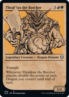 Image for Thrakkus the Butcher (Showcase) (440) - Magic: The Gathering
