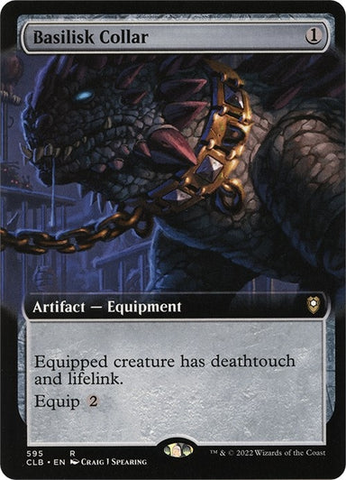 Image for Basilisk Collar (Extended Art) (595) - Magic: The Gathering