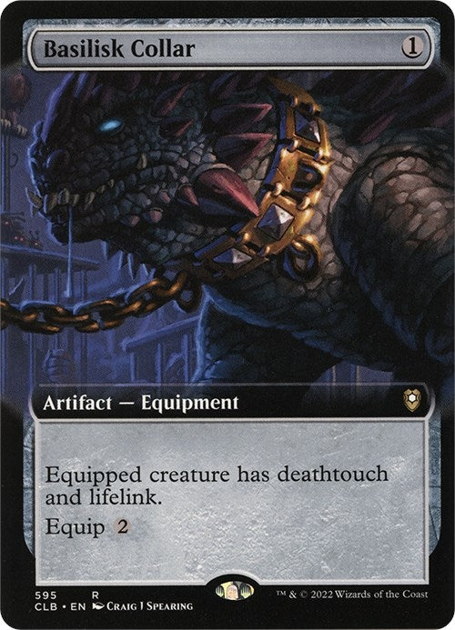 Image for Basilisk Collar (Extended Art) (595) - Magic: The Gathering