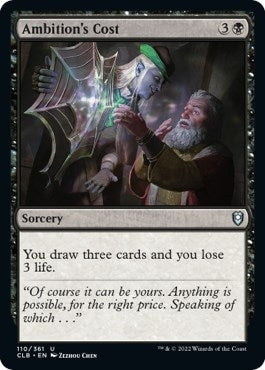 Image for Ambition's Cost (110) - Magic: The Gathering