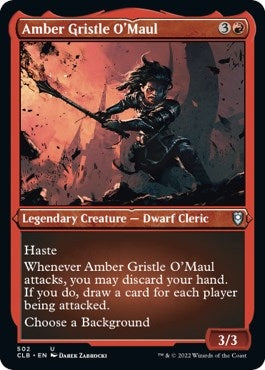 Image for Amber Gristle O'Maul (Foil Etched) (502) - Magic: The Gathering