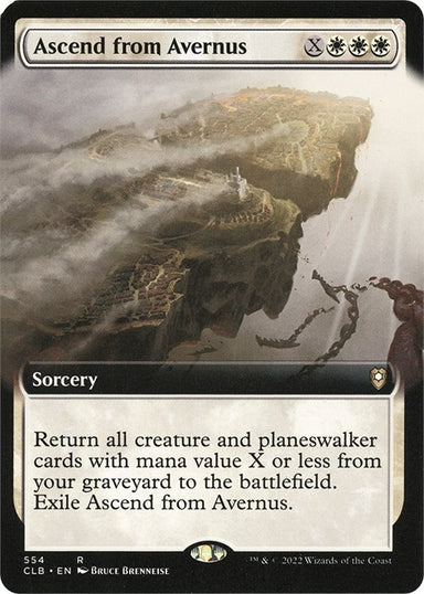 Image for Ascend from Avernus (Extended Art) (554) - Magic: The Gathering
