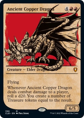 Image for Ancient Copper Dragon (Showcase) (396) - Magic: The Gathering