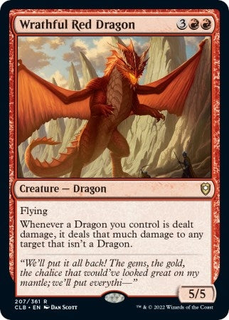 Image for Wrathful Red Dragon (207) (CLB) - Magic: The Gathering