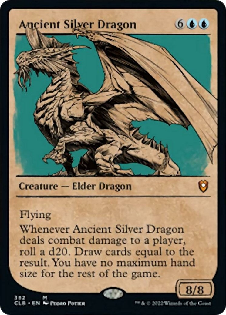 Image for Ancient Silver Dragon (Showcase) (382) - Magic: The Gathering