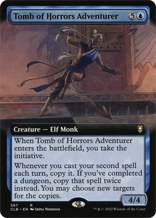 Image for Tomb of Horrors Adventurer (Extended Art) (567) - Magic: The Gathering