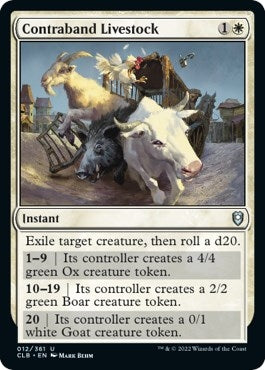 Image for Contraband Livestock (12) - Magic: The Gathering