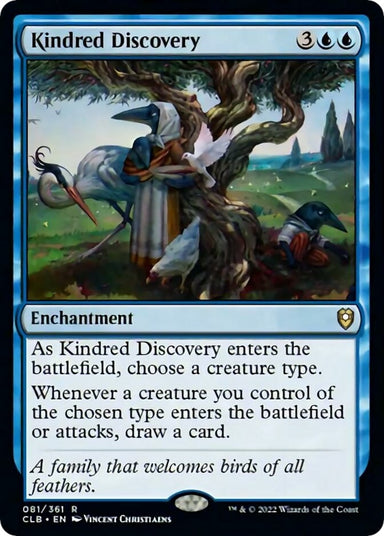 Image for Kindred Discovery (81) (CLB) - Magic: The Gathering