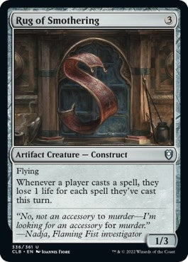 Image for Rug of Smothering (336) - Magic: The Gathering