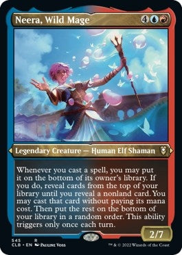Image for Neera, Wild Mage (Foil Etched) (545) - Magic: The Gathering