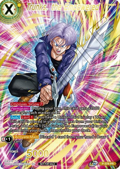 P-378  - Trunks, the Empowered (Gold Stamped)