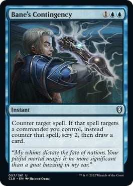 Image for Bane's Contingency (57) - Magic: The Gathering