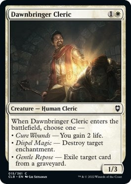 Image for Dawnbringer Cleric (15) - Magic: The Gathering