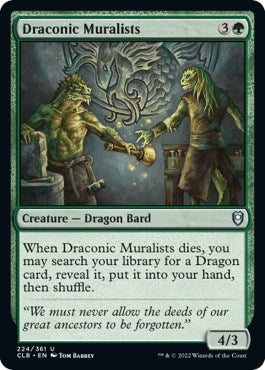 Image for Draconic Muralists (224) - Magic: The Gathering