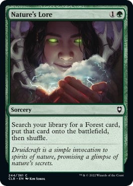 Image for Nature's Lore (244) (CLB) - Magic: The Gathering