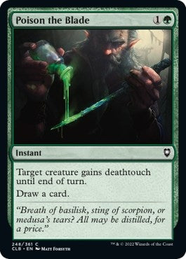Image for Poison the Blade (248) - Magic: The Gathering