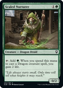 Image for Scaled Nurturer (252) (CLB) - Magic: The Gathering