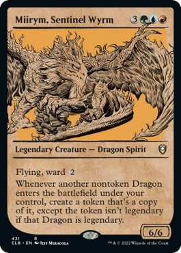 Image for Miirym, Sentinel Wyrm (Showcase) (431) (CLB) - Magic: The Gathering
