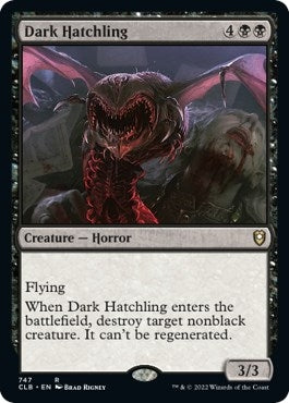 Image for Dark Hatchling (747) - Magic: The Gathering