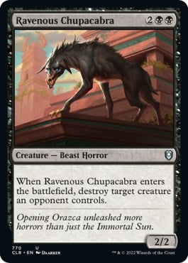 Image for Ravenous Chupacabra (770) - Magic: The Gathering