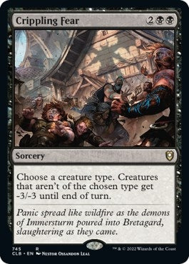 Image for Crippling Fear (745) - Magic: The Gathering