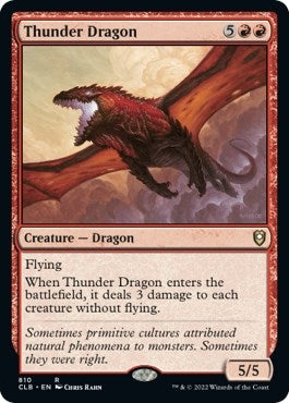 Image for Thunder Dragon (810) - Magic: The Gathering